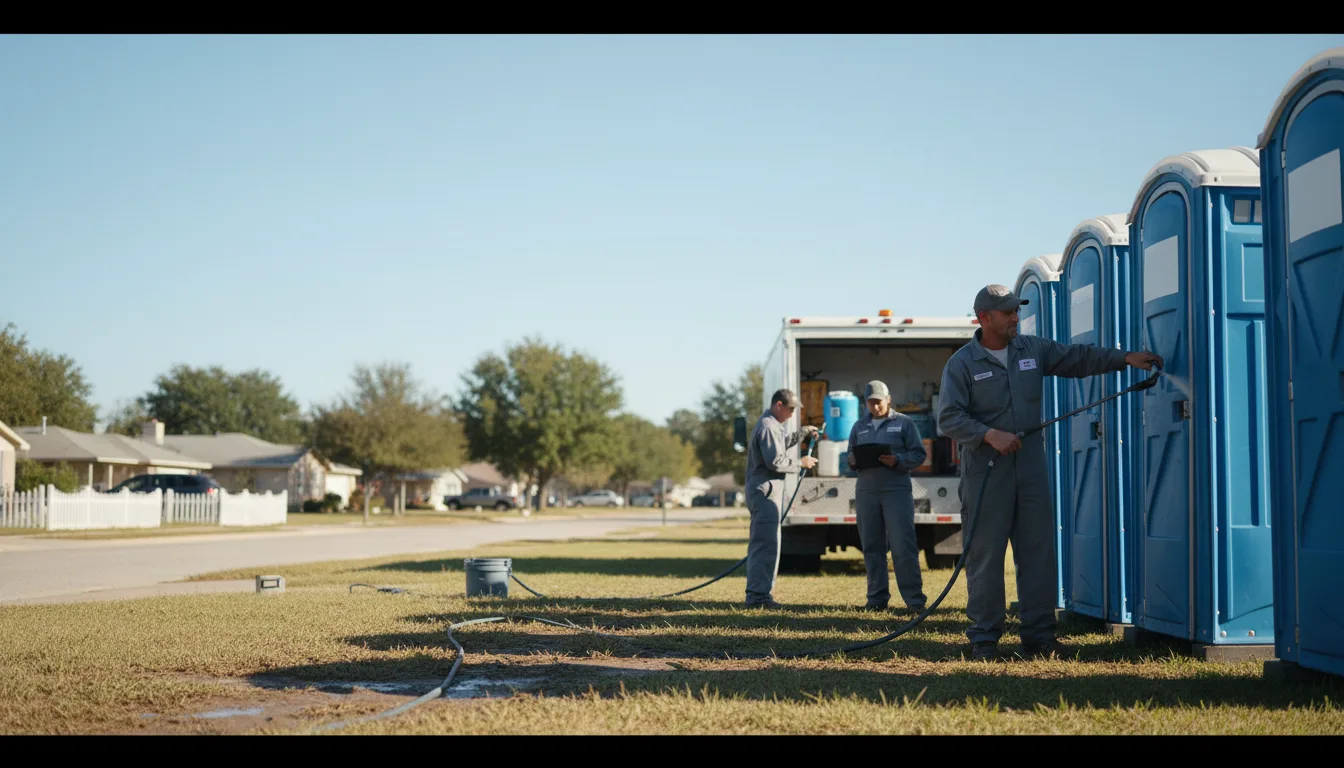 Long-Term Portable Toilet Rental in Burgoon, OH near me